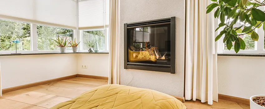 Residential Fireplace Ceramic Glass Installation in Silverdale, WA