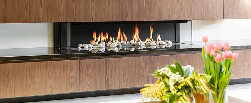 Double-height Fireplace Design Refurbishment in Silverdale, Washington