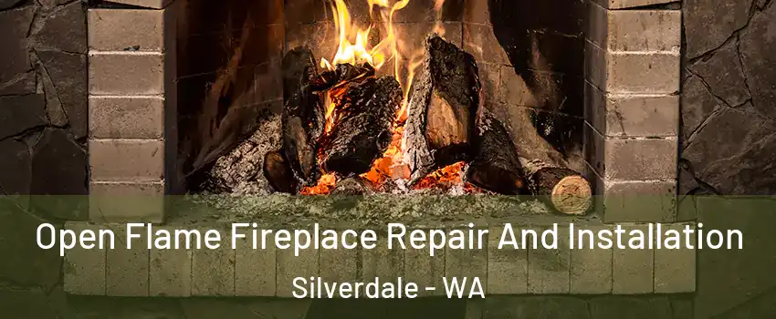  Open Flame Fireplace Repair And Installation Silverdale - WA